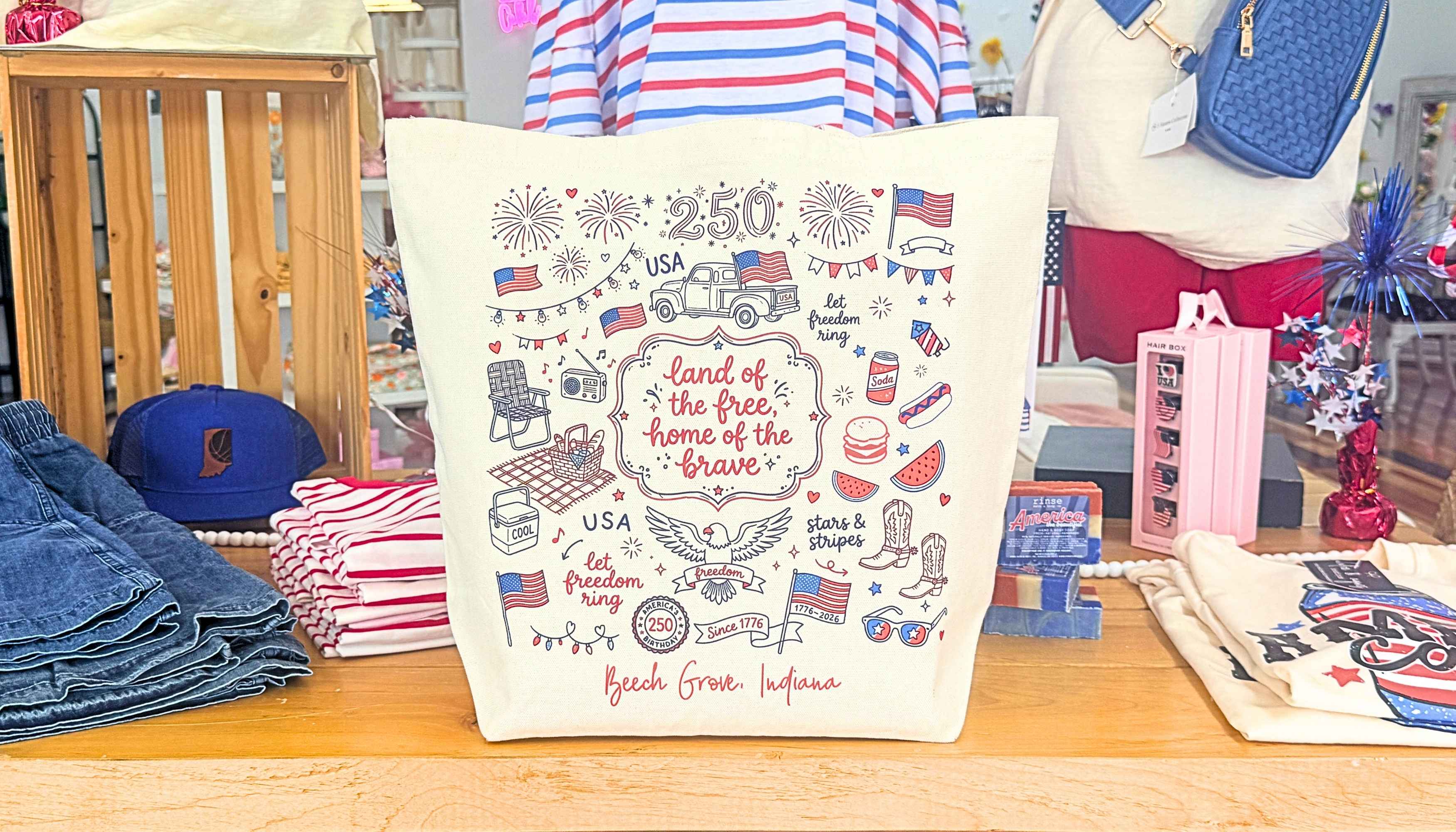 Limited-edition reusable tote bag from Alice and Agnes