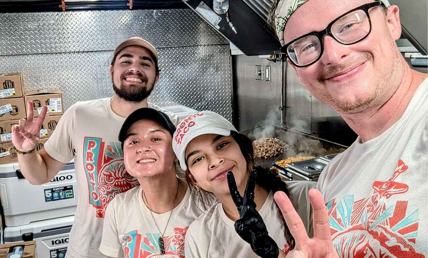 The Pronto Taco team serving guests with fast, friendly service